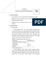 Laporan Praktikum Satuan Operasi I ACARA II Penentuan Panas Spesifik Bahan