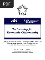 Getting Started: Business Development For Small and Mid-Sized Counties, Part 2-The Glossary