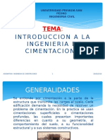 Ingenieria de Cimentaciones Introduccion 2016 I