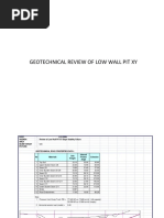 Geotechnical Review of Low Wall Pit Xy - Case Study