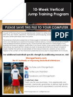 10 Week Vertical Jump Training Program