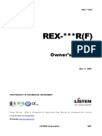 REX - R (F) : Owner's Manual