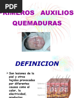 Primeros Auxilios - Quemaduras