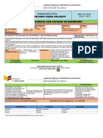 Formato Planificación Destreza Con Criterio de Desempeño EGB