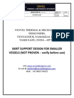 Skirt Design - For Small Vessels