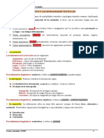 Tema 19. El Texto y Las Modalidades Textuales