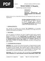 Abstencion de Formalizacion de Denuncia Penal