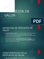 Propuesta de Valor