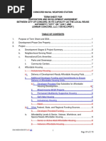 Lennar CNWS Red-Letter Term Sheet