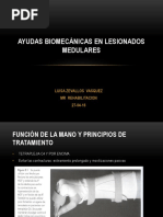 Ayudas Biomecanicas en Lesionados Medulares