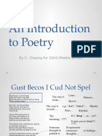 An Introduction To Poetry