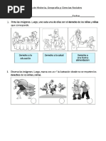 Prueba de Historia Derechos y Deberes