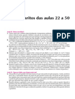 Telecurso 2000 - Física Gabarito 22 A 50