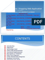 E-Learning and Shopping Web Application: Submitted To:-Mr. Pawan Kumar Verma