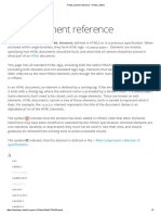 HTML Element Reference - HTML - MDN