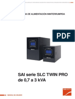 Manual Salicru SLC Twin Prode0 3kva PDF