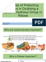 The Use of Protecting Groups in Oxidizing A Specific Hydroxyl Group in Ribose