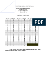 2012 Biologie Etapa Locala Barem Clasa A IX-A 0