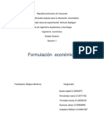 Formulacion Economica