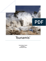 Tsunamis': Domonique Payan Geology-1 Professor Clark