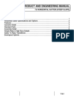 Product and Engineering Manual: 7.8 Horizontal Gutter (Steep Slope)