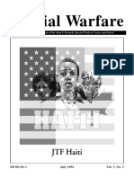 Special Warfare: JTF Haiti