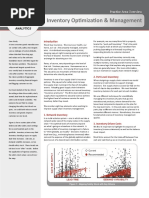 Inventory Optimization & Management: Practice Area Overview
