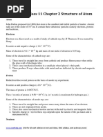 Class 11 Chemistry Chapter 2 Structure of Atom