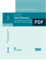 Oral Tolerance:: The Response of The Intestinal Mucosa To Dietary Antigens