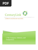 CenturyLink Valuation Project