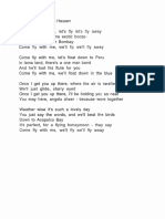 Come Fly With Me (Amy) 51 Pages