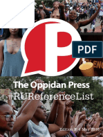 The Oppidan Press Edition 3, 2016 - #RUReferenceList Edition