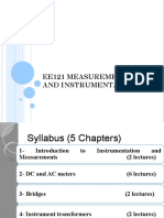 Ee121 Measurements and Instrumentation