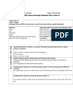 Lesson Plan 7: Student-Teacher: MS. Misaa Date: 07/3/2016