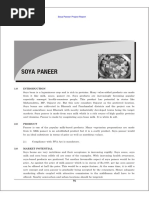 Soya Paneer Making Project Report