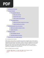 HTML Frames Example