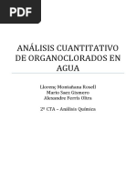 Análisis Cuantitativo de Organoclorados