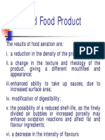 Aerated Food Product