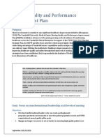 Nursing Quality Plan PDF