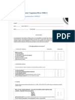 Test Miniexamen Cognositivo Mec