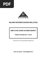 Inland Revenue Board Malaysia: Employee Share Scheme Benefit