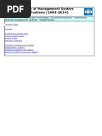 The ISO Survey of Management System Standard Certifications (2006-2014)