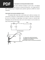 The Short Line and Kilometric Fault:: Unit V Transients in Integrated Power System