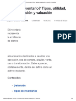 ¿Qué Es Inventario - Tipos, Utilidad, Contabilización y Valuación