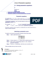 Using Parametric Equations