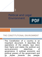 Unit - 3: Political and Legal Environment