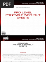 MI40-X - Workout Sheets - 3. 'Pro' (Advanced)