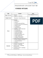 Target B1 Course Outline Ver 1