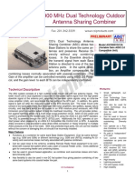 900 MHZ Dual Technology Outdoor Antenna Sharing Combiner: General Information