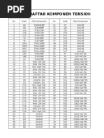 Daftar Komponen Tension Control Mitsubishi LD-FB